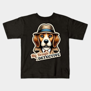 Beagle Detective Kids T-Shirt